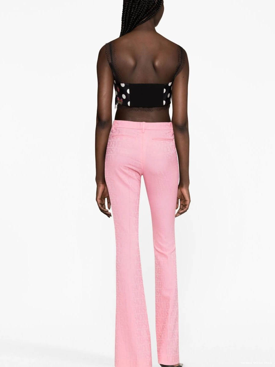 Cheap Versace Women Versace Allover jacquard trousers 0820